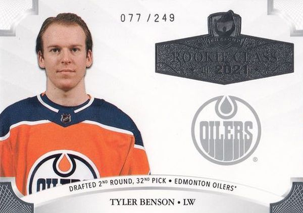 insert RC karta TYLER BENSON 20-21 UD The CUP Rookie Class 2021 /249